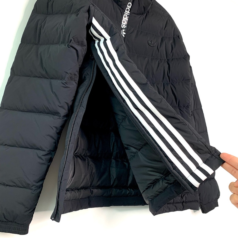 adidas Black Puffer Jacket - Picture 13 of 15
